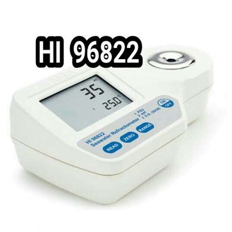 hi 96822 seawater refractometer|hanna refractometer.